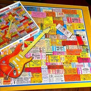 White Mountain Guitar and Concert Tickets Puzzle